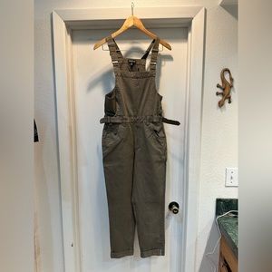 Toad & co overalls jumpsuit.  Size small brown